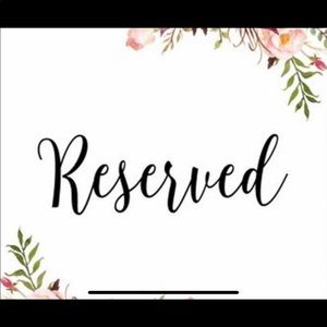 Reserved listing for JTG
